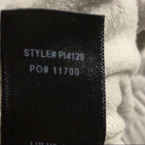 Lulu’s Skye Joggers Knit Light Grey Tie Ankle Size Small Loungewear - Picture 8 of 10